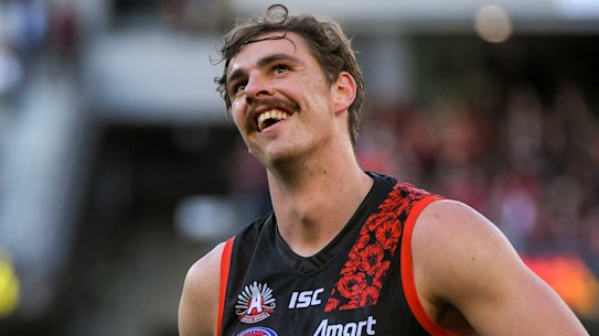 Staying put: Joe Daniher's trade request failed to get done.