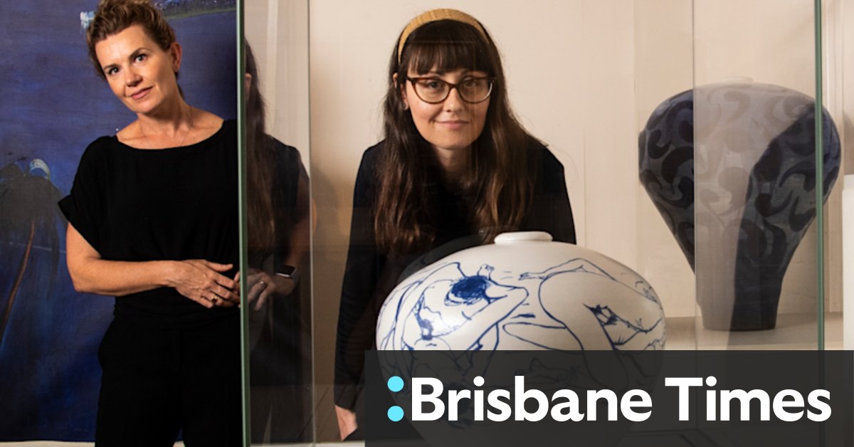 Brett Whiteley's ceramic artworks on display in new exhibition, Brett Whiteley: Blue and White - Vimarsana News