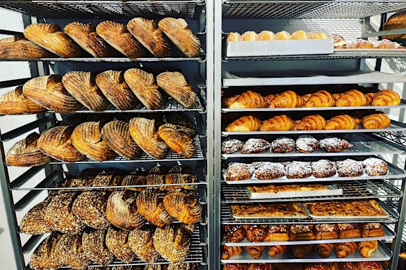 The baked goods selection at Candied.