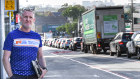 Running Science owner Jonathan Fletcher says traffic chaos unleashed by the Rozelle Interchange is hurting retail trading conditions in the area.