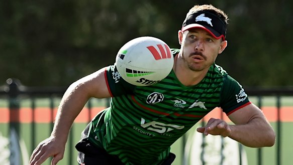 Damien Cook will take on the kicking duties in his 200th game on Saturday.