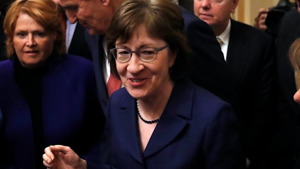 Senator Susan Murkowski, whose vote on Kavanaugh will be crucial, said the President's comments were wrong.