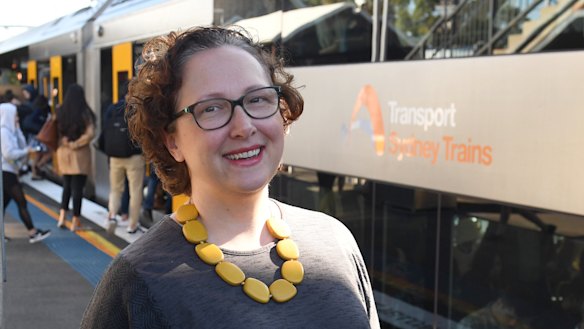 Strathfield resident Michelle Stanhope says crowding has worsened on trains due to population growth.