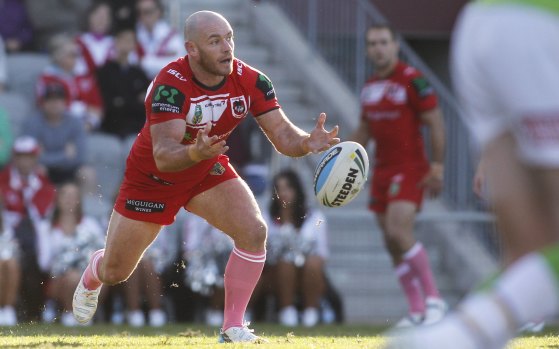 Heath L'Estrange when he played for the St George Illawarra Dragons. 