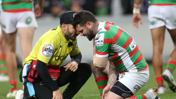 Issue: Reynolds hurt his shoulder against the Storm.