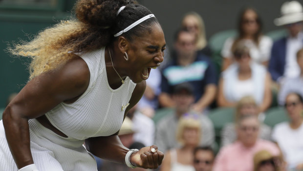Record within shouting distance: Serena Williams.