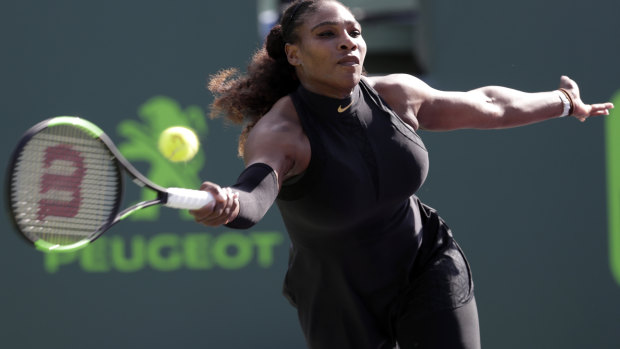 On the comeback trail: Serena Williams.