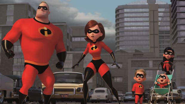 The super family of Incredibles 2.