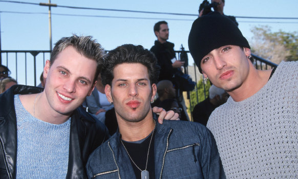 Rich Cronin, Devin Lima and Brad Fischetti in 2000.