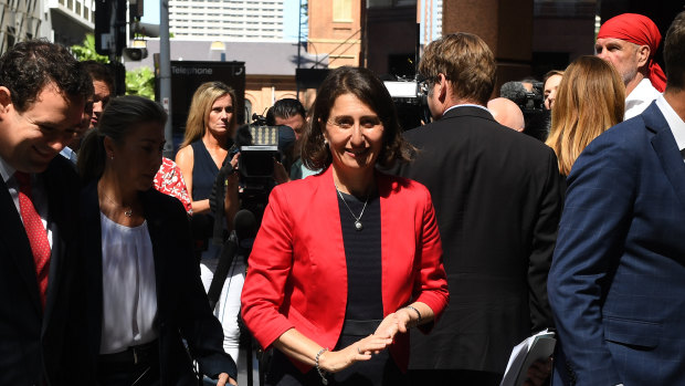 Premier Gladys Berejiklian said she was “genuinely pleased” with the government’s stadium decision.