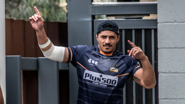 Time to shine: Pete Samu gets his first Brumbies start for Hurricanes clash.
