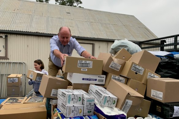 Thousands of items have been donated to communities affected by bushfires.