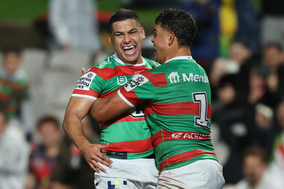 Cody Walker and his great mate Latrell Mitchell.