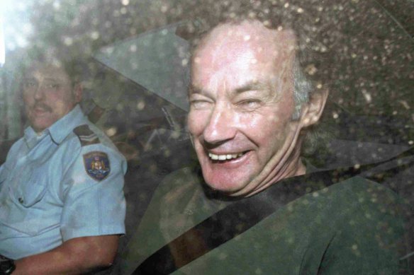Ivan Milat, pictured leaving court after an appeal hearing in 1997, is suspected to be involved in several more murders along Queensland’s Flinders Highway.