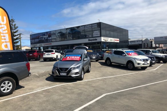 The Bayside Car Dealership in Frankston at 126-130 Dandenong Road.