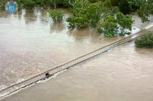 The race is on to reopen the only sealed road through Western Australia’s flood-ravaged Kimberley region, where defence personnel could be called in to construct a combat bridge over a swollen river.