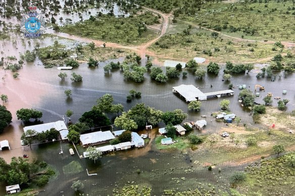 Flooding in the Kimberley earlier this month has left the small town of Derby overrun with evacuees.