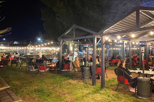 Cap off the week with a martini in the sprawling festoon-lit garden.