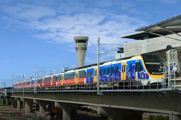 The end of the line for Airtrain will be in Ipswich once Cross River Rail comes on line.