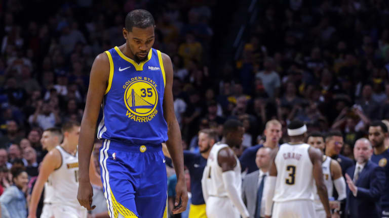 The Warriors suffered their first loss of the season.