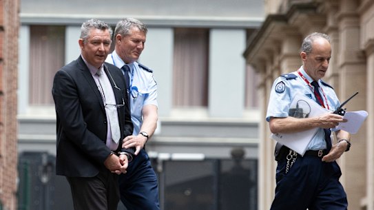 Greg Lynn leaves the Court of Appeal on Friday.