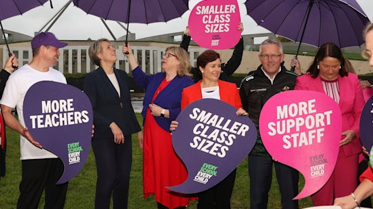 Australian Education Union Victorian branch president Meredith Peace said the union had negotiated significant workload relief for members.