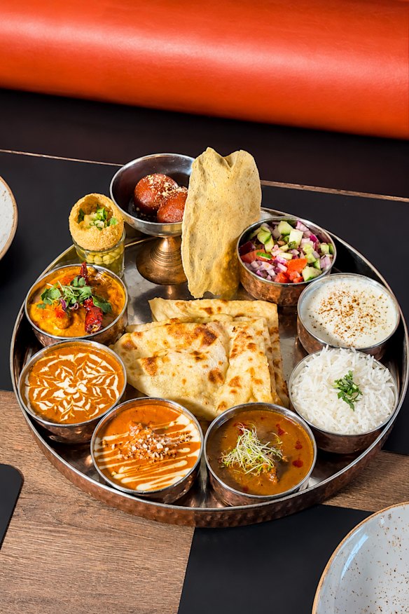 Thaali’s signature Maharaja thali.