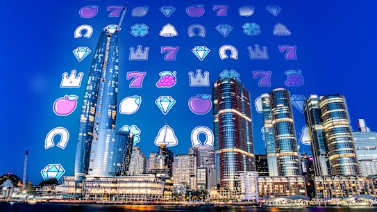 Crown is lobbying the government to have cashless poker machines at its Sydney casino.