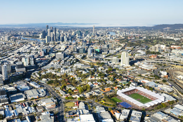 Football Queensland’s proposal for a ‘tier 2’ stadium at Perry Park.