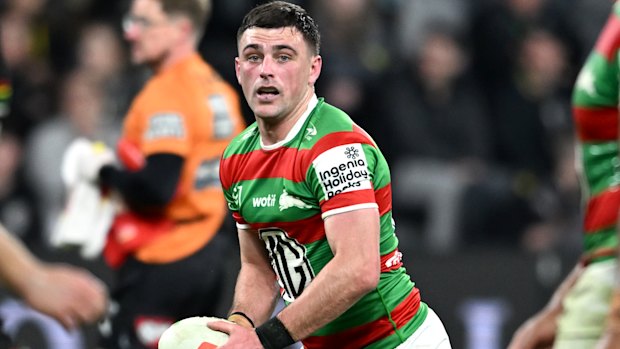 Lewis Dodd will wear the South Sydney No. 7 on Saturday night.