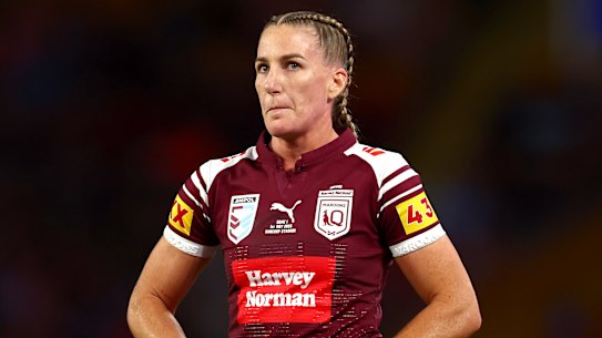 Maroons skipper Ali Brigginshaw may play her last game for Queensland tonight.
