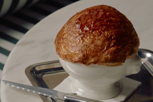 Go-to dish: The roti-topped chicken curry pot pie at SilkSpoon.