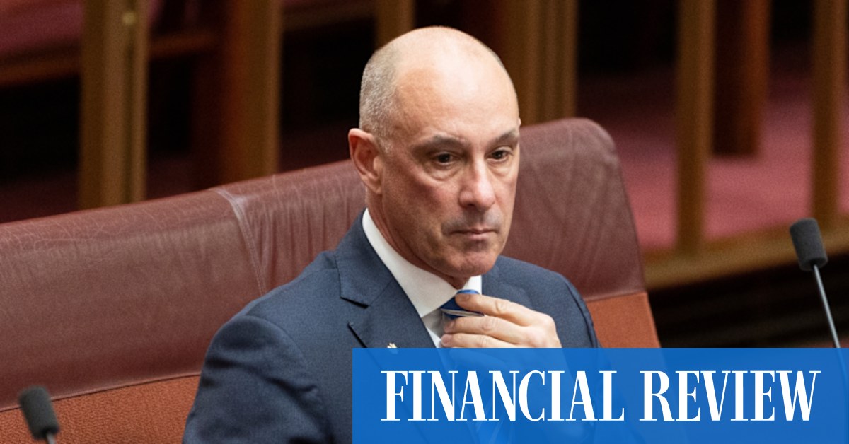 Lidia Thorpe harassment claims: Peter Dutton calls on David Van to quit parliament 'sooner than later' - Vimarsana News