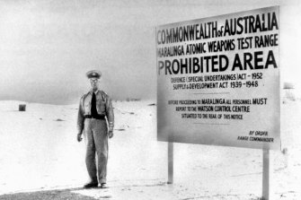 Nuclear testing was carried out in the deserts of South Australia at Maralinga.