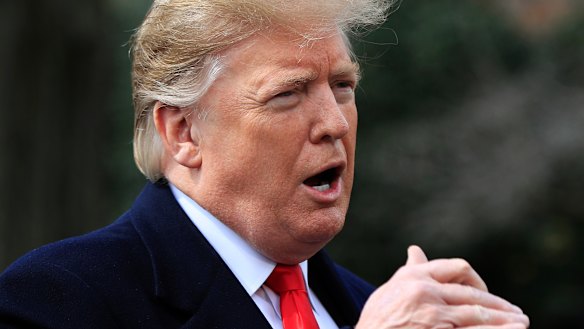 US President Donald Trump spent the weekend at his Florida retreat playing golf and maintaining an unusual Twitter silence.