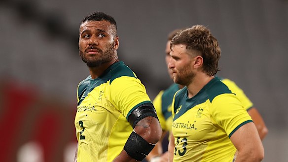 Samu Kerevi was part of Australia’s average showing in Tokyo.