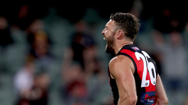 Moving Cale Hooker forward proved to be one of the keys for Essendon.