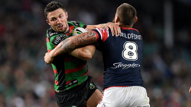 Head to head: South Sydney's opening game of the season will be against the Roosters at the SCG.