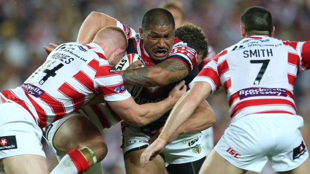 Rematch: the Roosters and Wigan last did battle for club supremacy in Sydney in 2014.