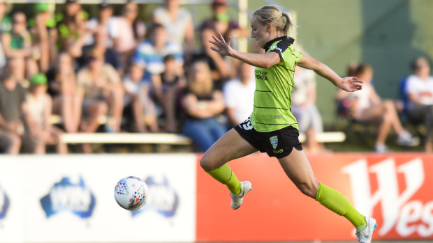 Canberra United  forward Nikki Flannery says they can knock off minor premiers Melbourne Victory on Tuesday.