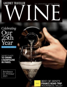 Last drinks: Gourmet Traveller Wine’s latest edition, marking the masthead’s 25th anniversary.