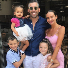 Braith Anasta and fiance Rachael Lee have their hands full managing home-schooling and a toddler.