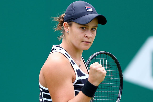 Ashleigh Barty is looking forward to playing in front of Australian crowds. 