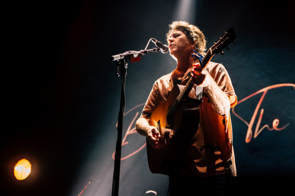 Bernard Fanning, long-established Australian treasure, was handed the closing slot.