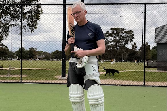 Tom Holland at the nets in Melbourne.