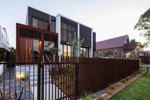 The Abbey, an amalgamation of two lots containing a heritage-listed church and two dwellings sold by the church, resulting in seven homes in Cronulla. 