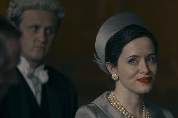 Claire Foy as the Duchess of Argyll whose private life was aired in court.