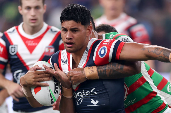Jaxson Paulo has scored four tries in three games for the Roosters.