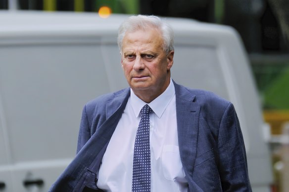 Kim Wells arriving at the Federal Court to give evidence against Pesutto in late September.