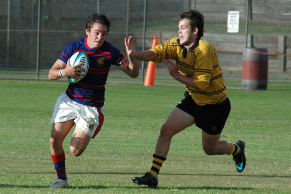 “Fearless athlete” Nick before the crash – which sent him into a coma before a miracle recovery.